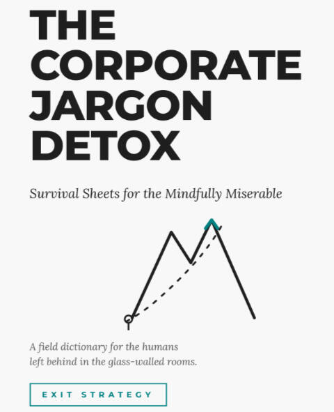 Corporate Jargon Detox Cover Cover of the Corporate Jargon Detox